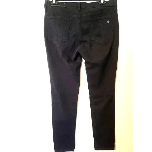 Rag & Bone Black Skinny Jean #6731 1J - Picture 3 of 6
